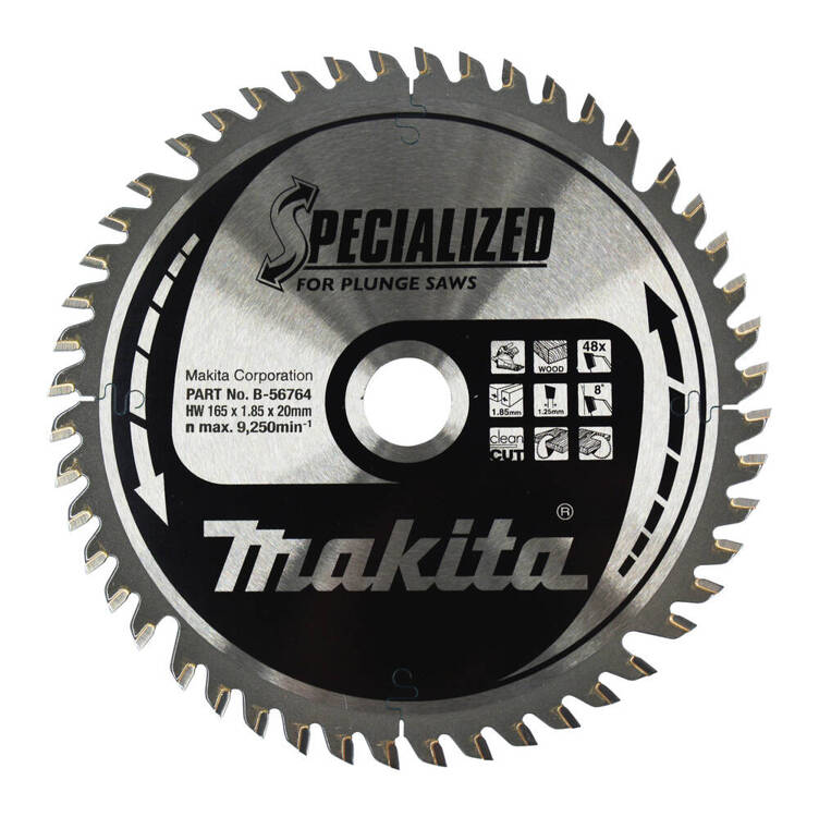 Makita B-56764 Tarcza tnąca  T.C.T 165  x 20 mm