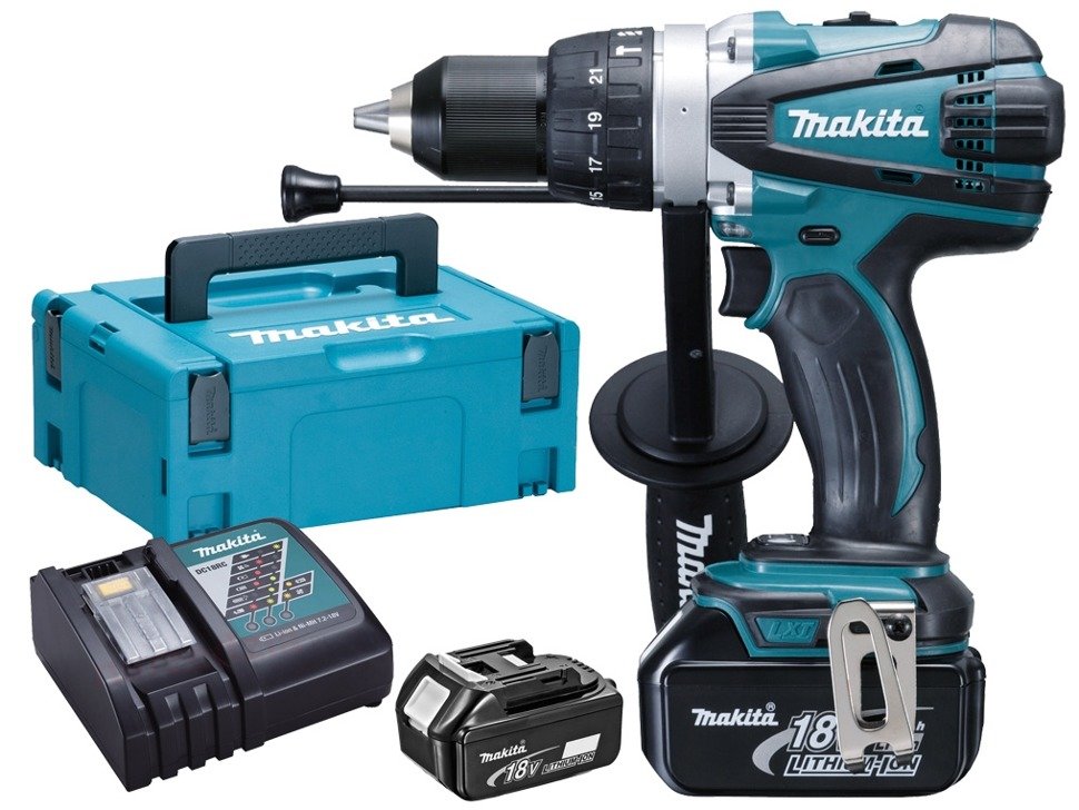 Makita DHP458RTJ Wiertarko wkr tarka udar 91Nm 18V