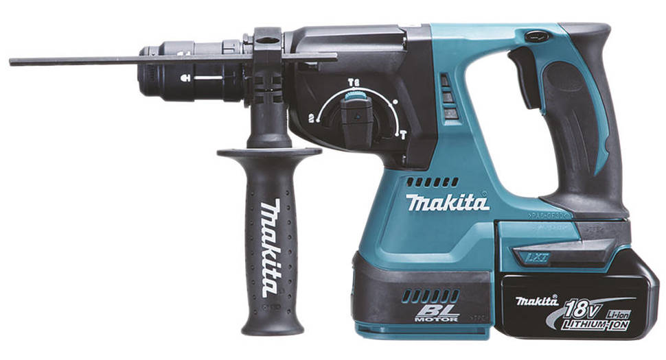 Makita DHR243RTJ Młotowiertarka 2x Aku Uchwyt SDS