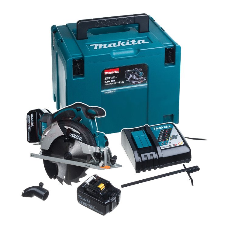 Makita DHS630RTJ piła tarczowa akum. 18V 2x5.0Ah