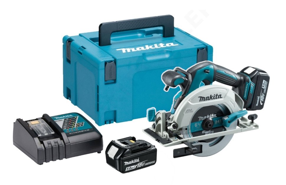 Makita DHS680RTJ Piła Tarczowa 2x Aku Walizka