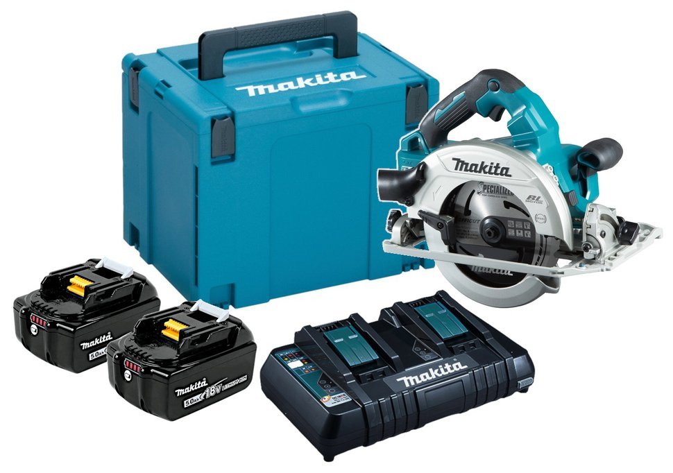 Makita DHS782PT2J Akumulatorowa pilarka tarczowa 