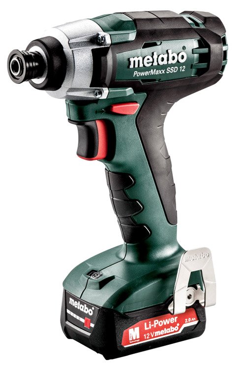 Metabo PowerMaxx SSD 12 Zakrętak udarowy 2 x 2Ah