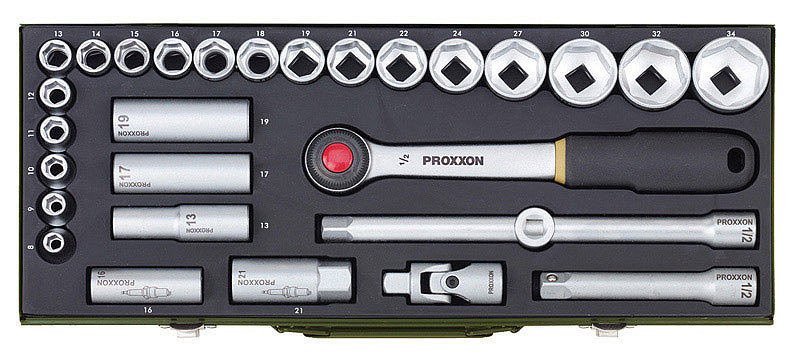 PROXXON PR23000 Zestaw kluczy nasadowych 29 szt