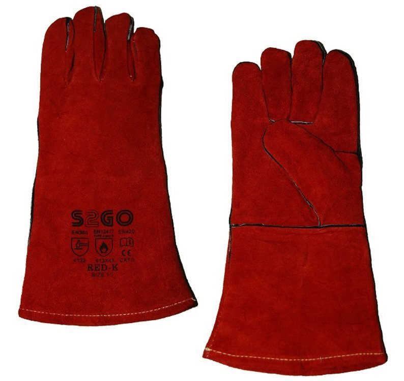 S2GO RED-K R400-10 Rękawice spawalnicze rozm 10