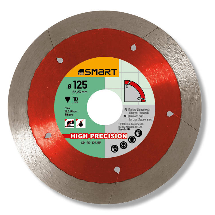 Smart SM-10-125HP Tarcza diamentowa do ceram 125mm