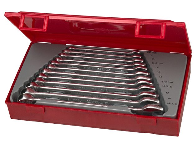 TENG TOOLS TT1236 KLUCZE PŁASKO-OCZKOWE Kpl 12szt