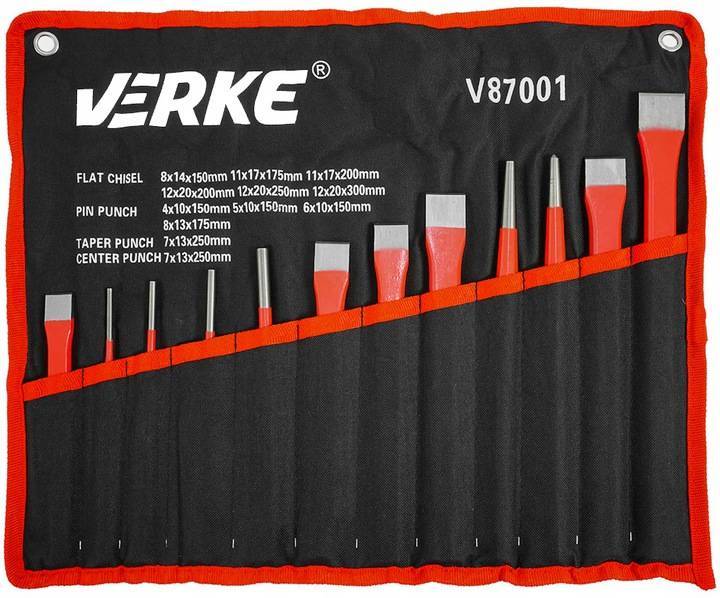 Verke V87001 Zestaw punktaków i przecinaków 12szt.