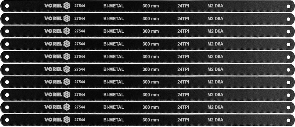 Vorel 27544 Brzeszczot bimetalowy, 10szt.