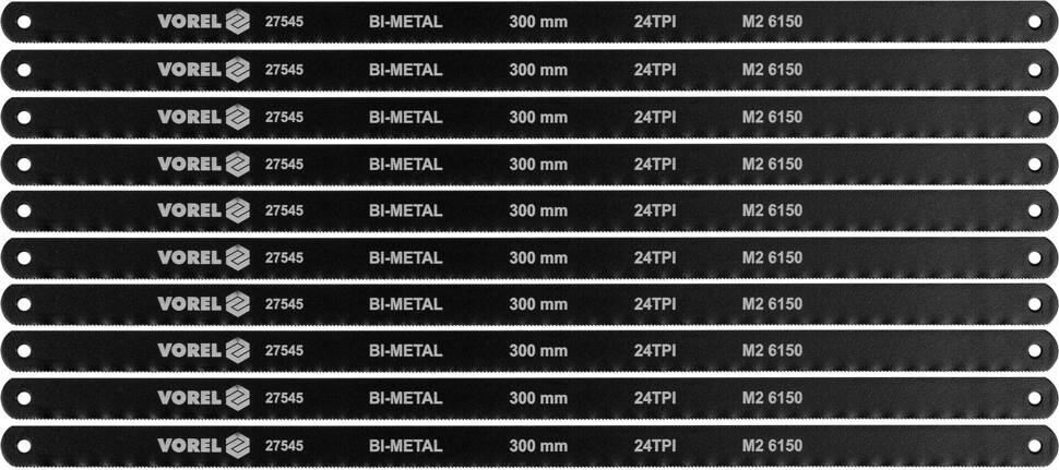 Vorel 27545 Brzeszczot bimetalowy, 10szt.