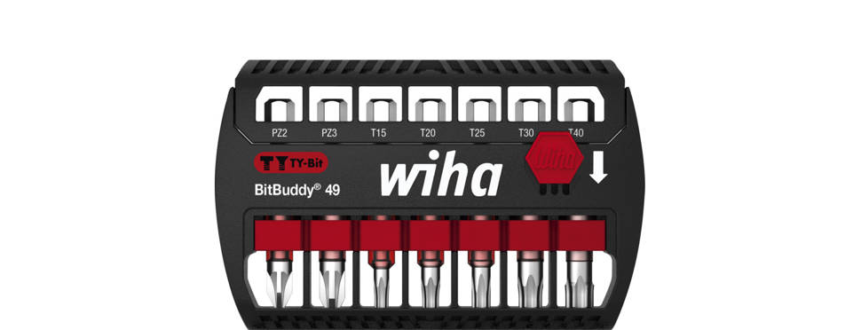 Wiha 42118 Bity Torx Pozidriv TY 49mm BitBuddy 8cz