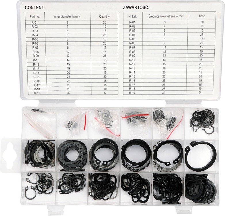 YATO YT-06880 ZESTAW PIERŚCIENI SEGERA ZEWN 300SZT