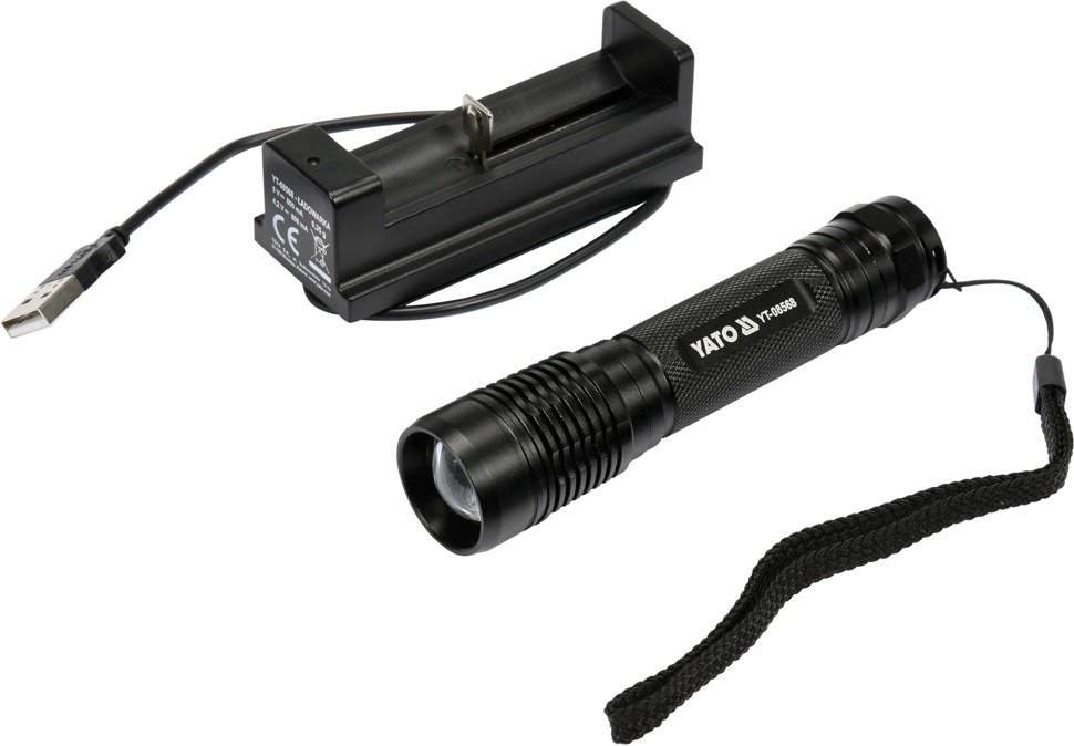 YATO YT-08568 LATARKA XP-G3 CREE 6W AKUMULATOROWA