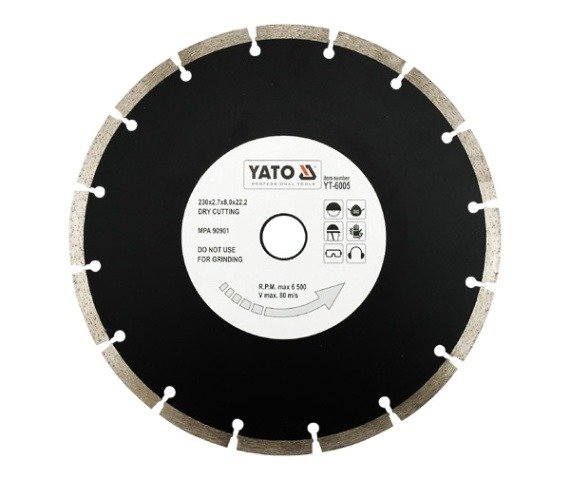 YATO YT-6005 TARCZA DIAMENTOWA SEGMENTOWA HS 230MM