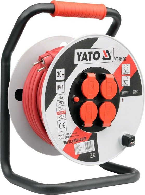 YATO YT-8106 PRZEDŁUŻACZ BĘBNOWY 3G2,5MM2  30M