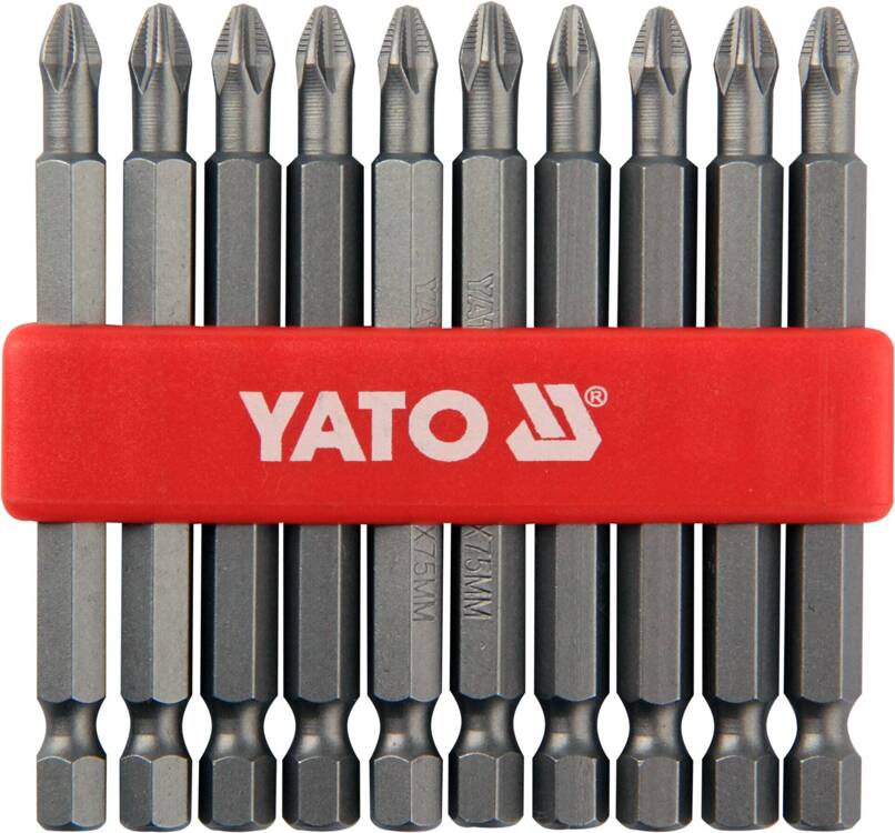 Yato YT-0480 Groty do wkrętarki 10 szt. PH2x75 S2