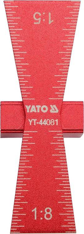 Yato YT-44081 Szablon jaskółczy ogon pełny