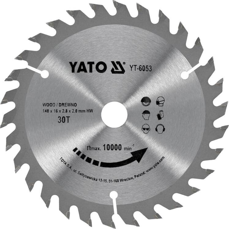 Yato YT-6053 Tarcza widiowa 140x30Tx16mm