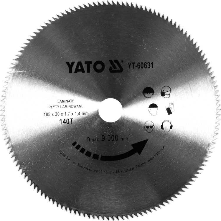 Yato YT-60631 Tarcza do paneli 185/140T 20mm