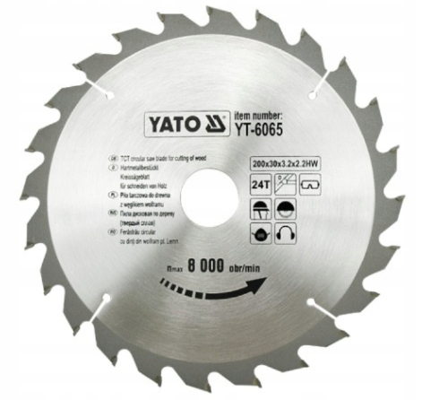 Yato YT-6065 Tarcza widiowa 200x24Tx30mm