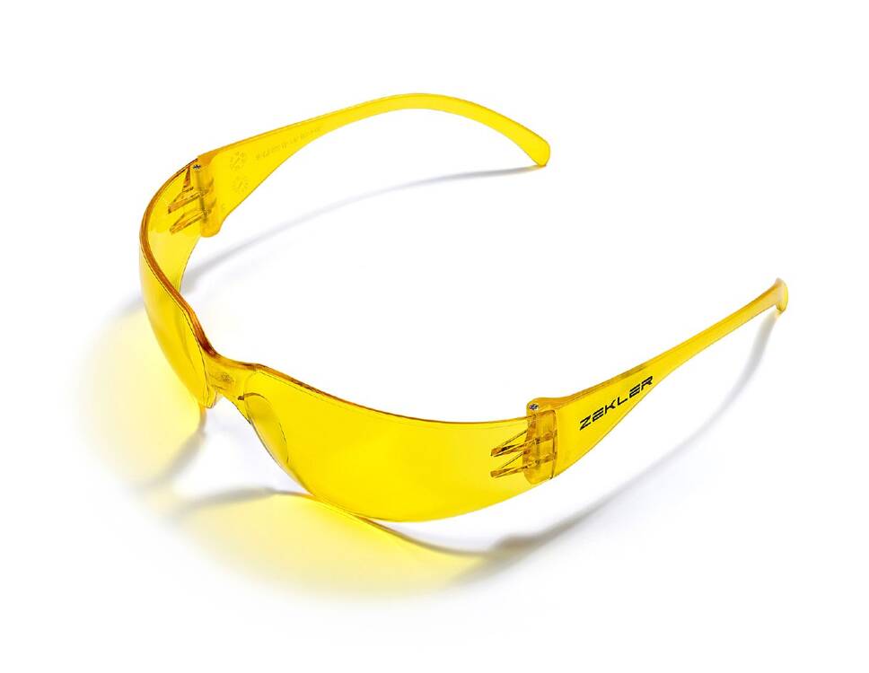 Zekler 380600109 Okulary ochronne HC/AF żółte