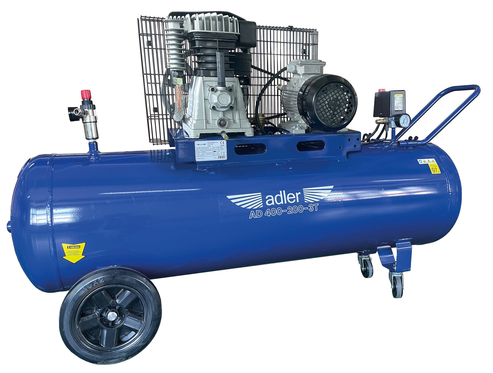 Adler AD400-200-3T Sprężarka powietrza 200l 10bar