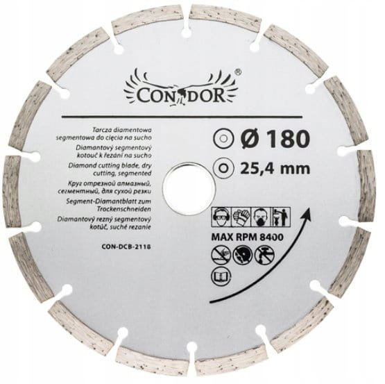 Condor CON-DCB-2118 Tarcza diamentowa segmen 180mm