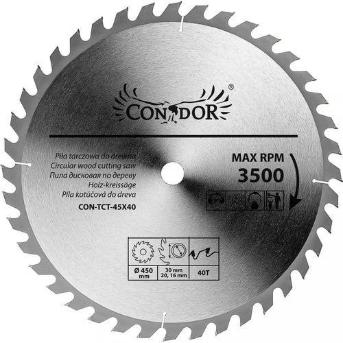 Condor CON-TCT-4504 Tarcza do drewna 450mm 40T 