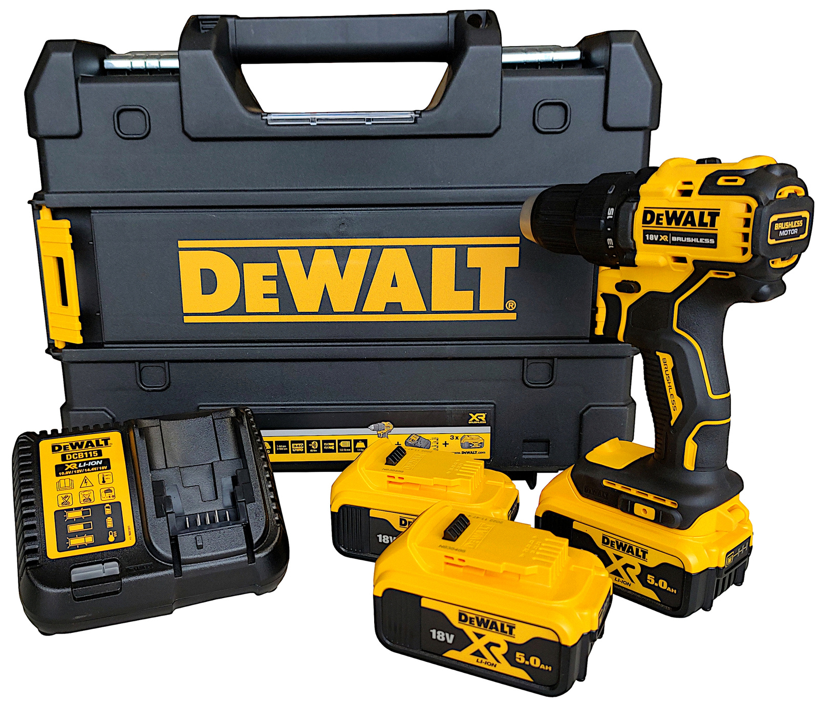 DeWalt DCD708P3T-QW Wiertarko wkrętarka18V 3x5,0Ah