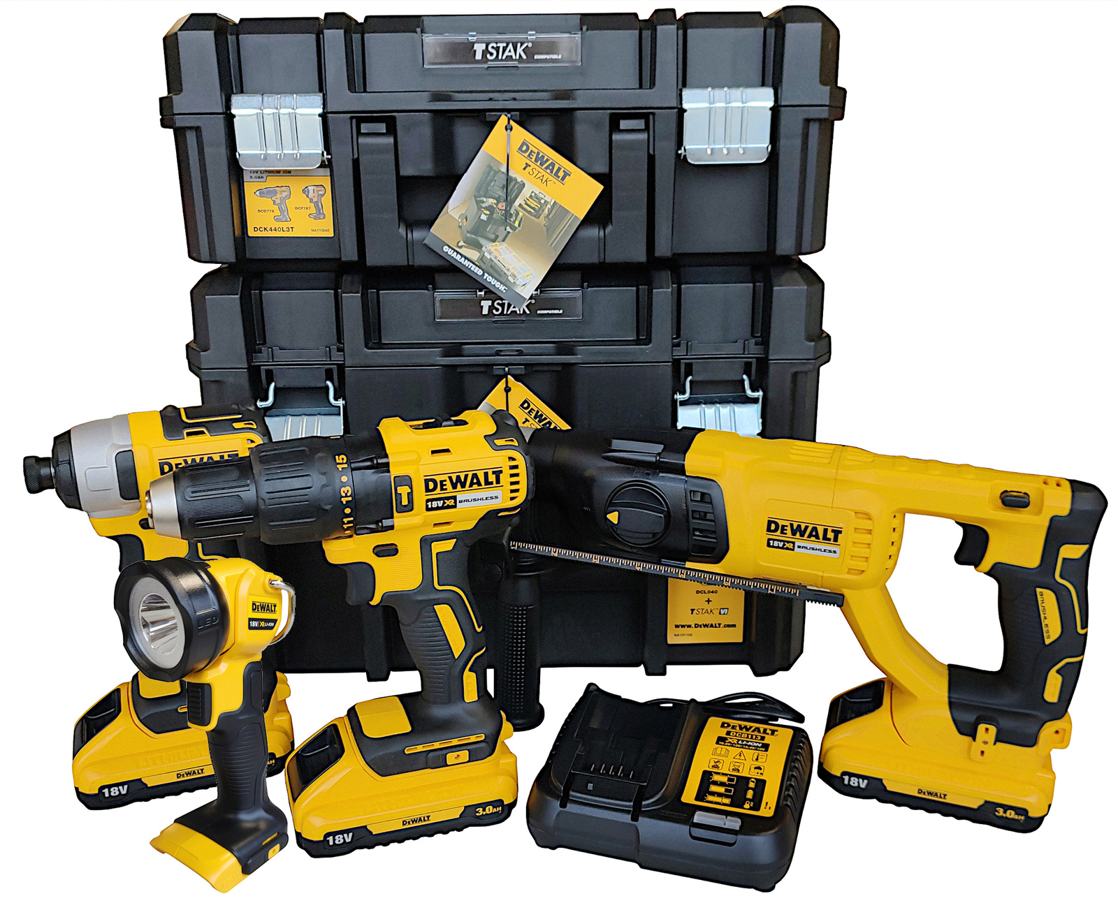 DeWalt DCK440L3T-QW Zestaw akumulatorowy 18V