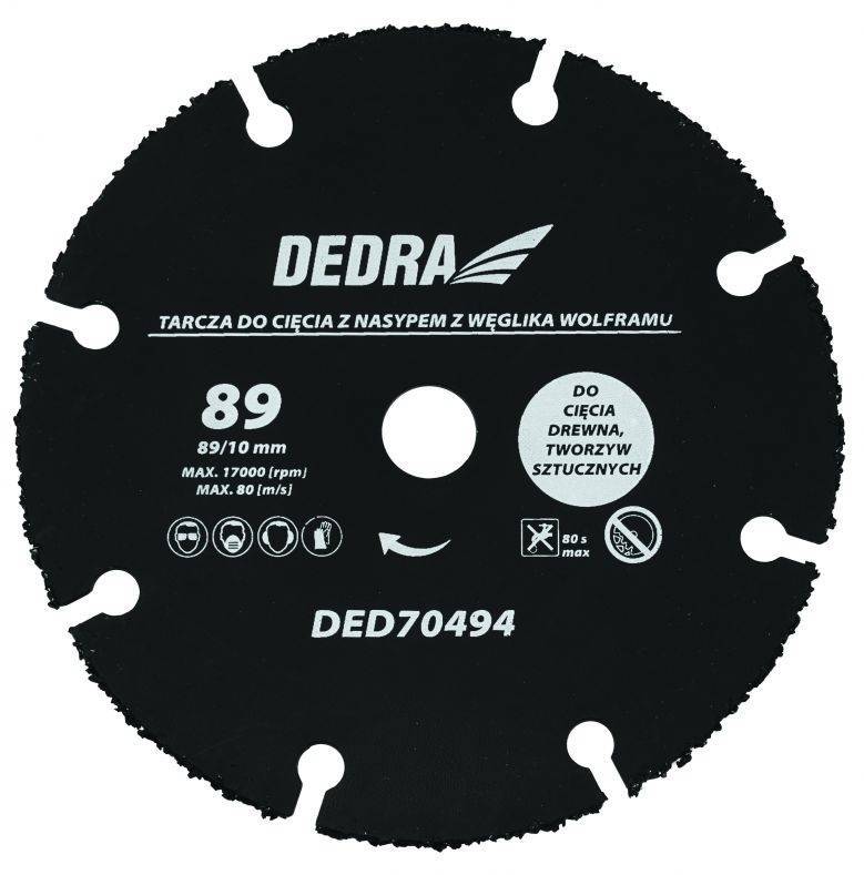 Dedra DED70494 Tarcza uniwersalna 89/10 mm