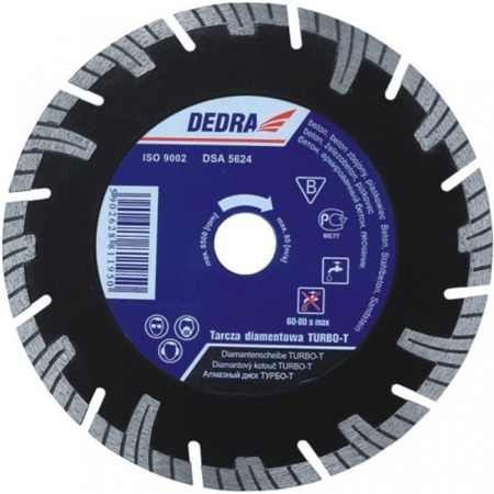 Dedra H1192 Tarcza segmentowa Turbo-T 115/22,2mm