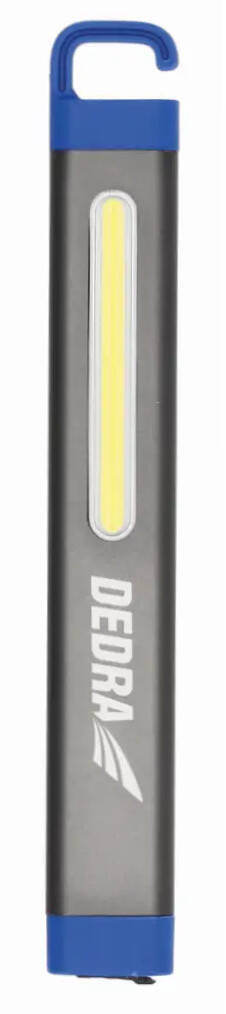 Dedra L0910 Latarka z haczykiem SLIM COB LED 250lm