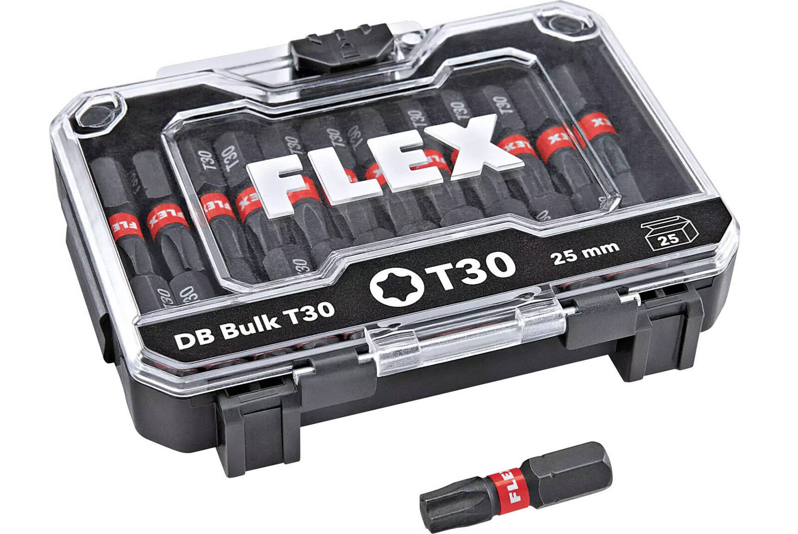 Flex 530492 25-elementowy zestaw bitów DB Bulk T30