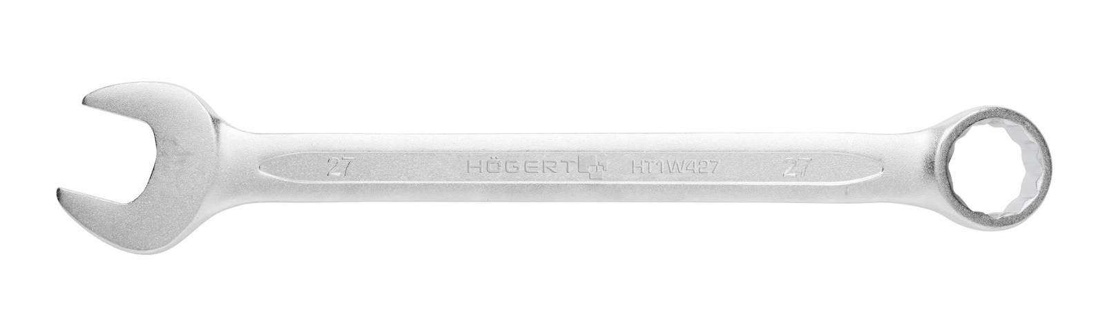 Hogert HT1W428 Klucz płasko-oczkowy CrV 28 mm 