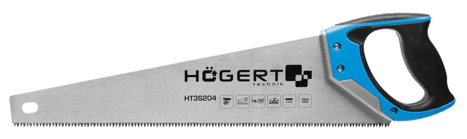 Hogert HT3S204 Piła ręczna 450 mm 7 TPI