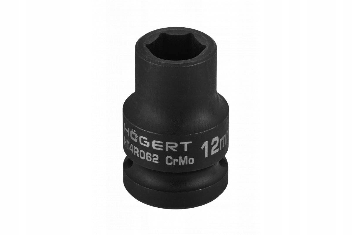 Hogert HT4R062 Nasadka udarowa 1/2'' 12 mm krótka