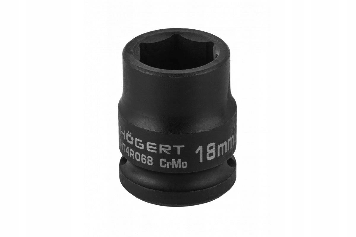 Hogert HT4R068 Nasadka udarowa 1/2'' 18 mm krótka