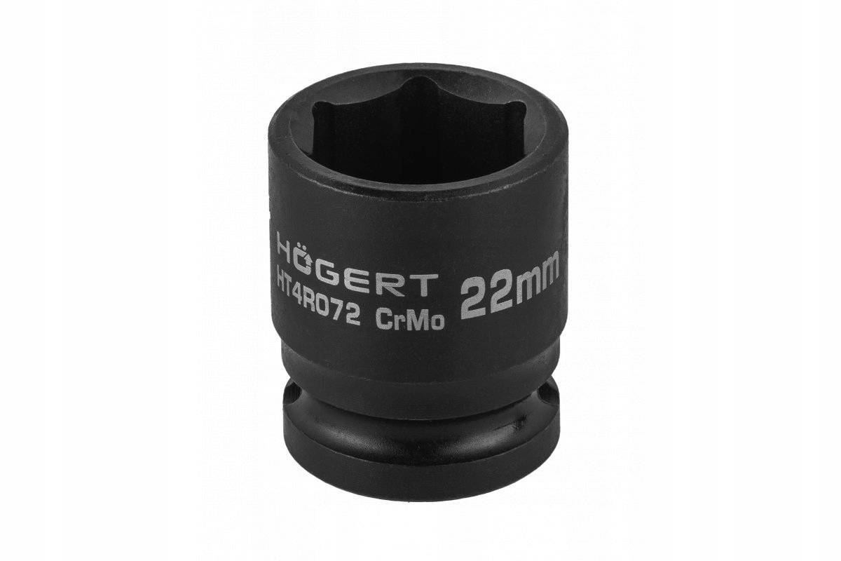 Hogert HT4R072 Nasadka udarowa 1/2'' 22 mm krótka