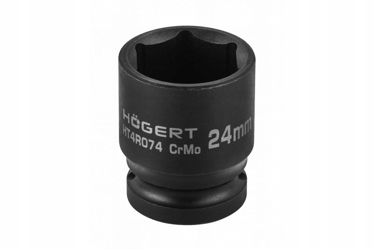 Hogert HT4R074 Nasadka udarowa 1/2'' 24 mm krótka