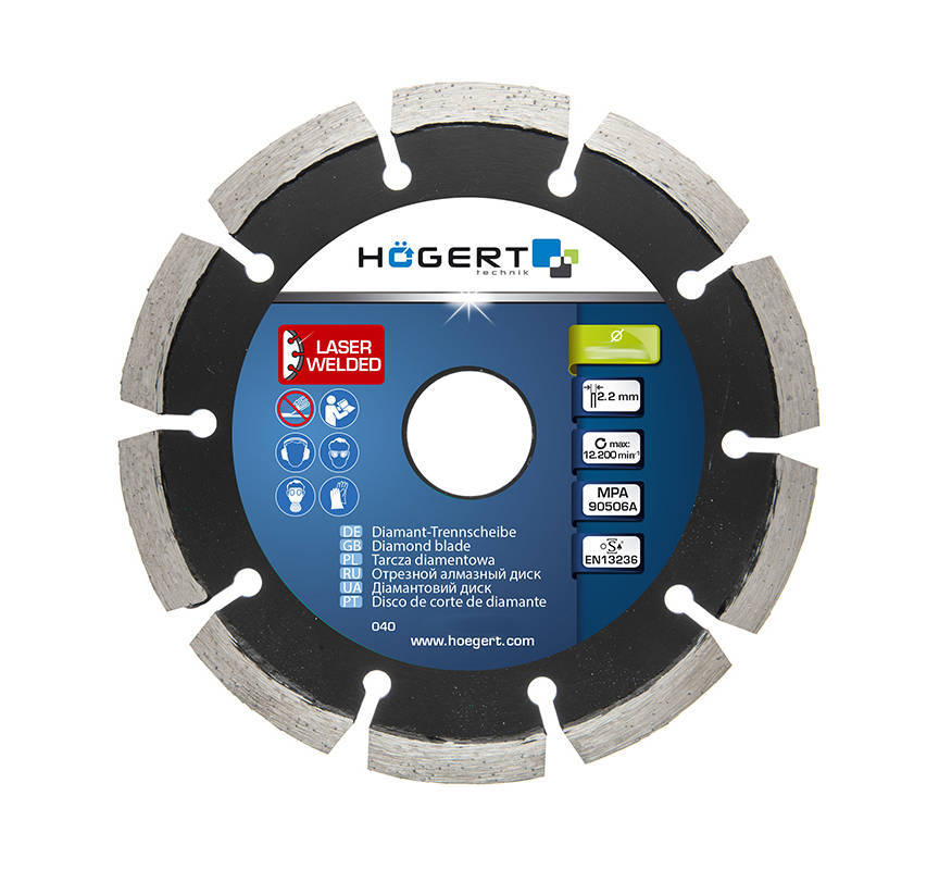 Hogert HT6D746 Tarcza diamentowa segmentowa 230 mm