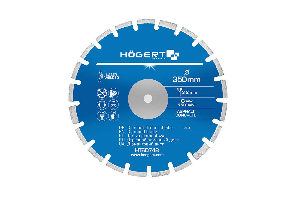 Hogert HT6D748 Tarcza diamentowa 350 mm
