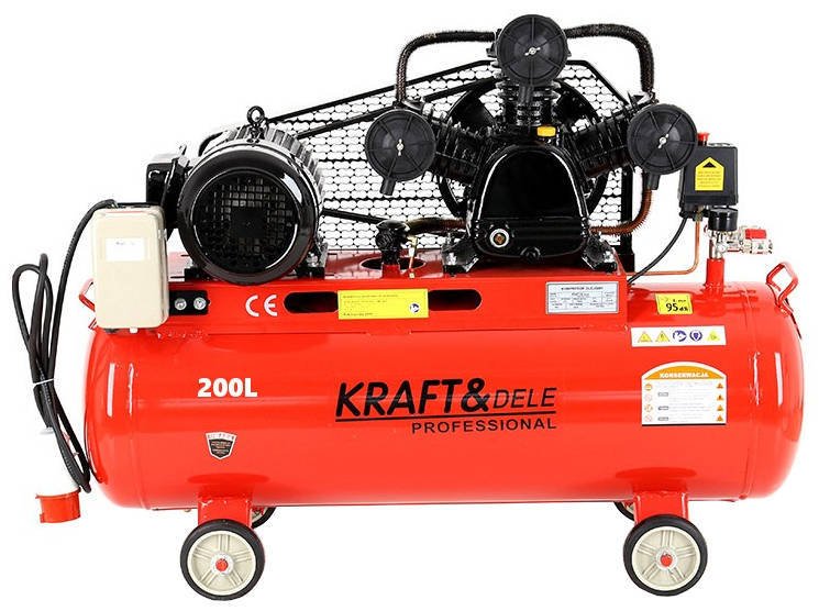 Kraft Dele KD408 Kompresor olejowy 200L 400V