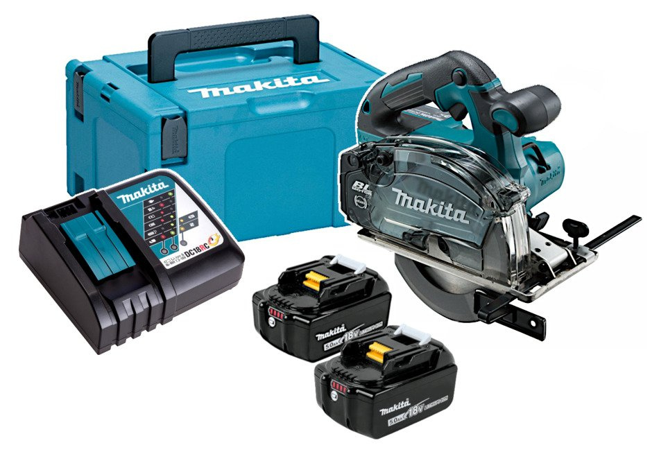 Makita DCS553RTJ Przecinarka do metalu akum. 18V