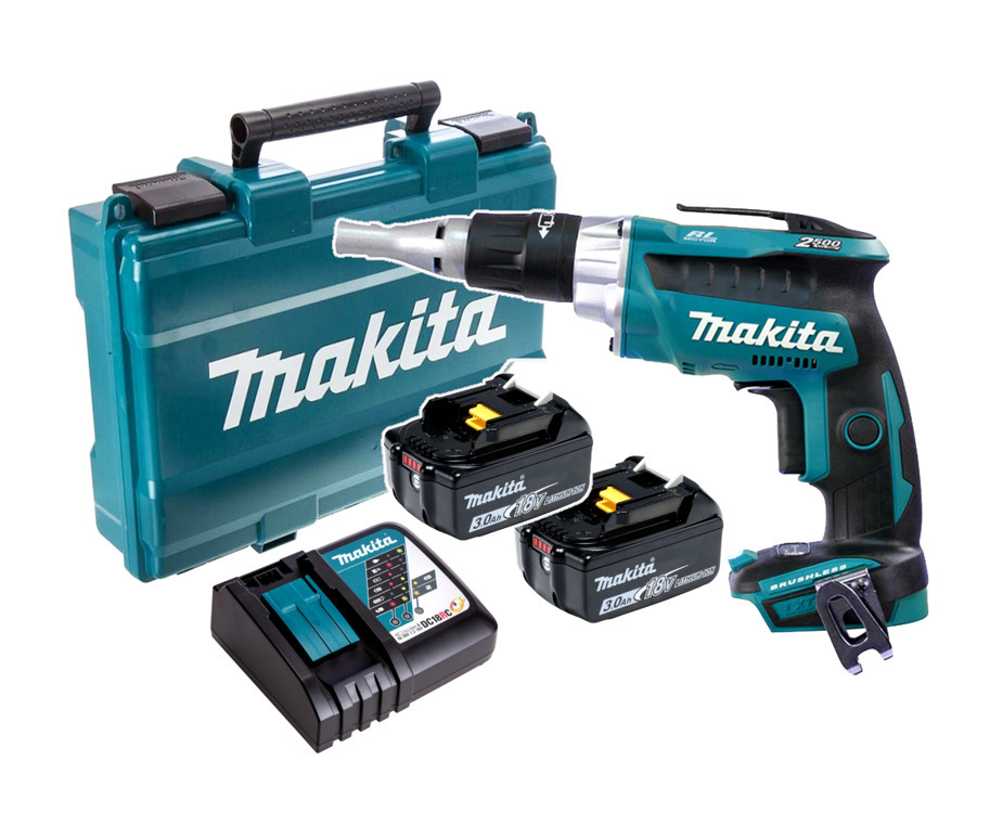 Makita DFS452RFE Wkrętarka 2x Aku Ładowarka