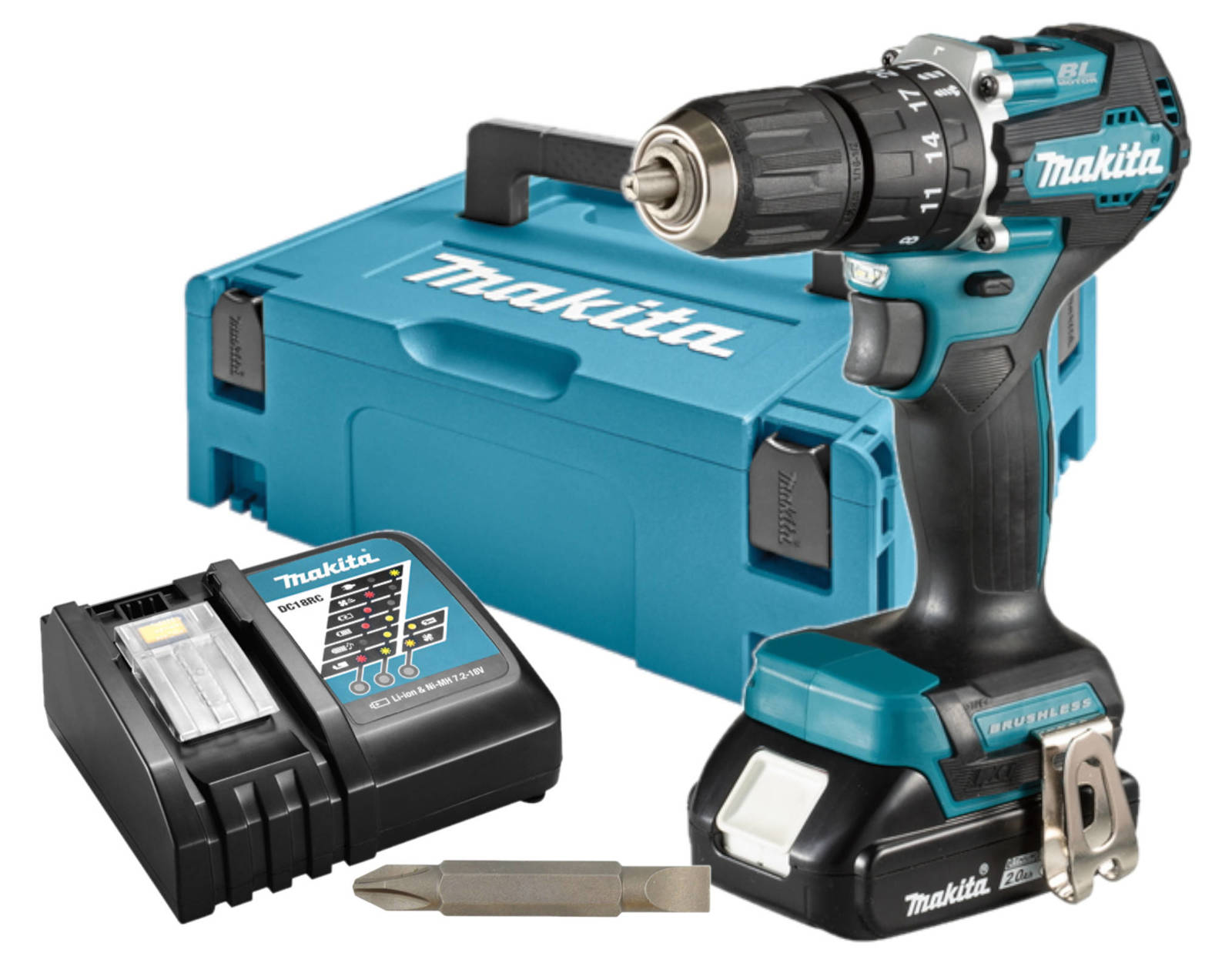 Makita DHP487RAJ Wiertarko-wkrętarka udar akum 18V