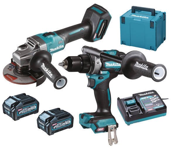 Makita DK0124G201 Zestaw wkrętarka, szlifierka 40V