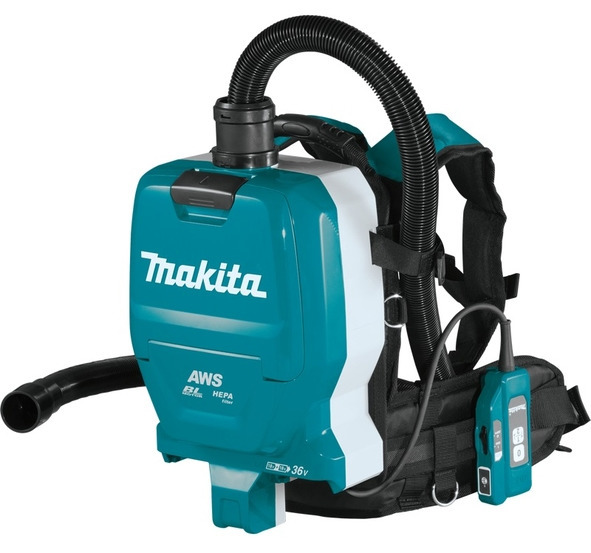 Makita DVC265ZXU Odkurzacz Plecakowy 2l 2x18 V