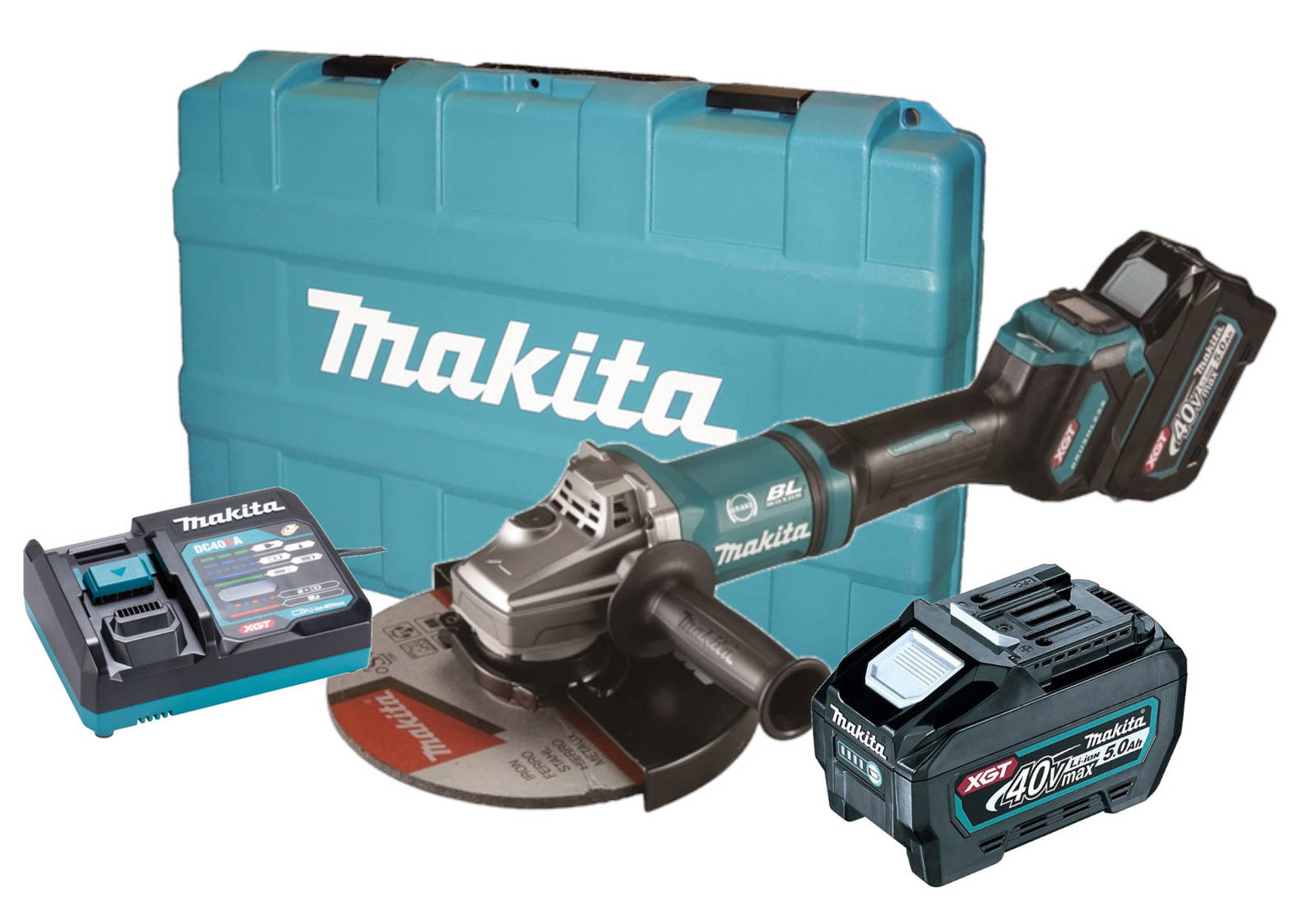 Makita GA038GT201 Szlifierka kątowa aku 40V 230 mm