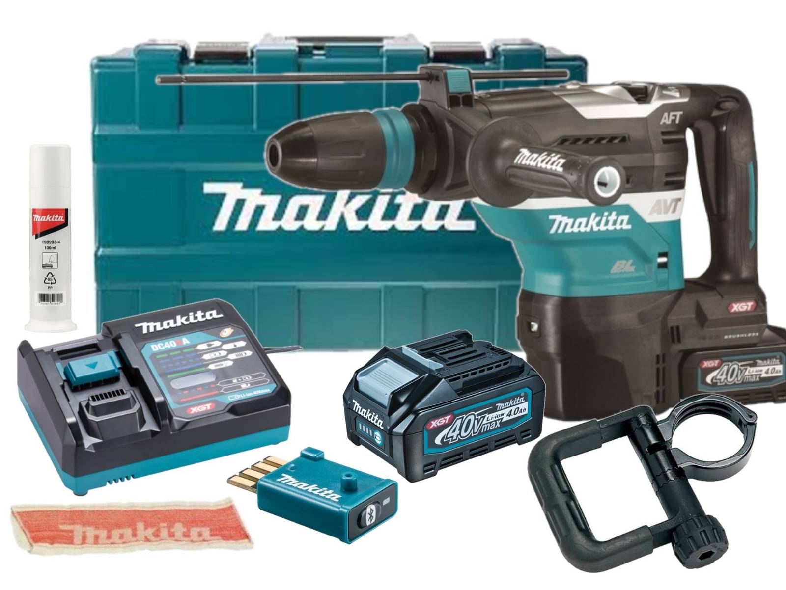 Makita HR005GM202 Młot udarowo-obrotowy aku SDSMax